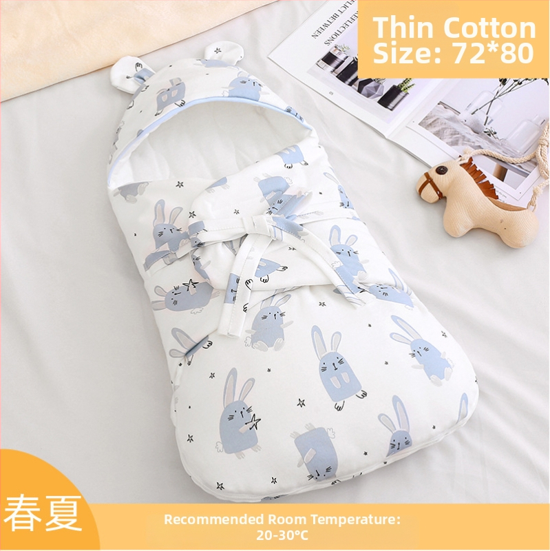 Νεογέννητος υπνόσακος-σβούλ από 100% βαμβάκι, γέμισμα βαμβάκι, κατάλληλος για Άνοιξη, Καλοκαίρι, Φθινόπωρο και Χειμώνα