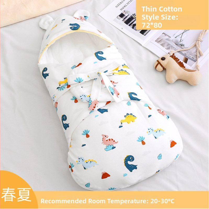 Νεογέννητος υπνόσακος-σβούλ από 100% βαμβάκι, γέμισμα βαμβάκι, κατάλληλος για Άνοιξη, Καλοκαίρι, Φθινόπωρο και Χειμώνα