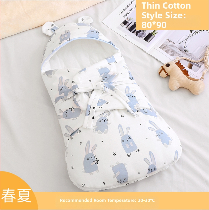 Νεογέννητος υπνόσακος-σβούλ από 100% βαμβάκι, γέμισμα βαμβάκι, κατάλληλος για Άνοιξη, Καλοκαίρι, Φθινόπωρο και Χειμώνα
