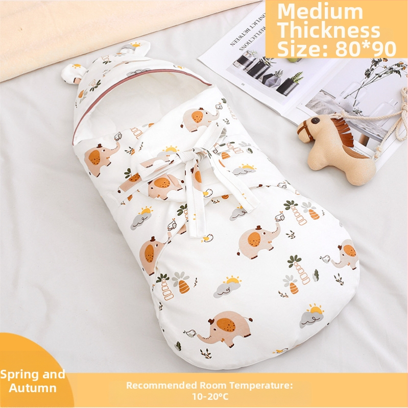 Νεογέννητος υπνόσακος-σβούλ από 100% βαμβάκι, γέμισμα βαμβάκι, κατάλληλος για Άνοιξη, Καλοκαίρι, Φθινόπωρο και Χειμώνα