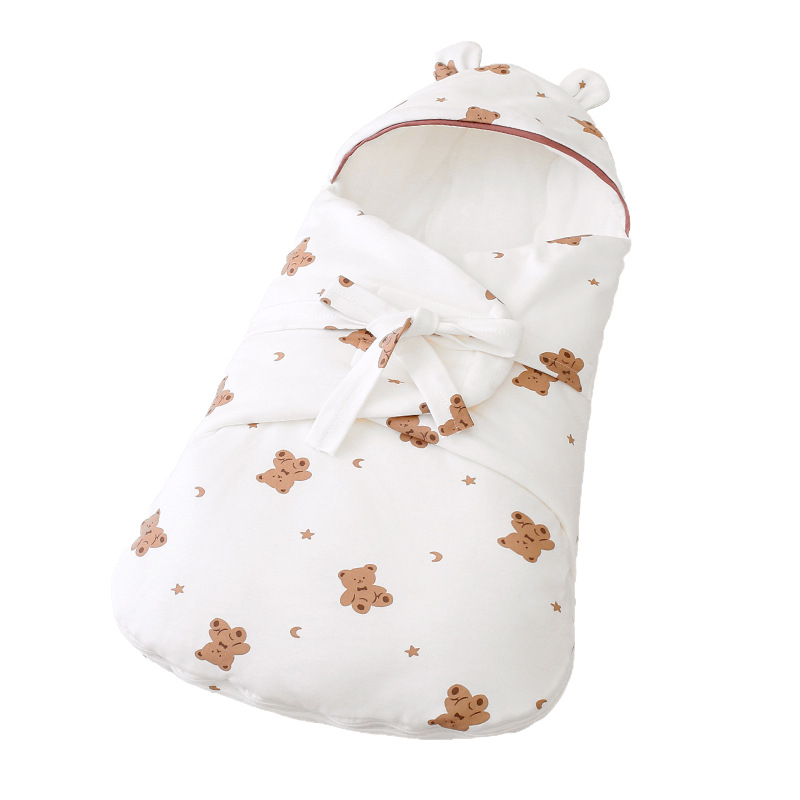Νεογέννητος υπνόσακος-σβούλ από 100% βαμβάκι, γέμισμα βαμβάκι, κατάλληλος για Άνοιξη, Καλοκαίρι, Φθινόπωρο και Χειμώνα