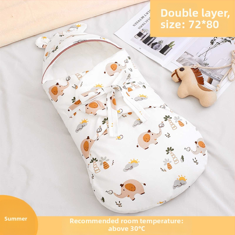 Νεογέννητος υπνόσακος-σβούλ από 100% βαμβάκι, γέμισμα βαμβάκι, κατάλληλος για Άνοιξη, Καλοκαίρι, Φθινόπωρο και Χειμώνα