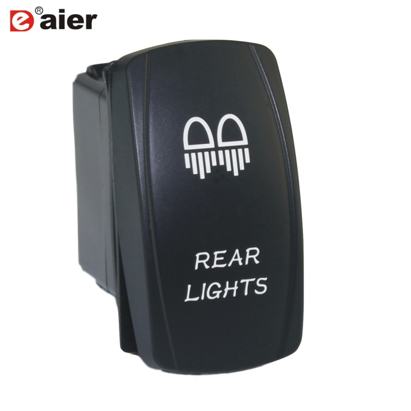 DAIER θαλάσσιο διακόπτης με φως, αδιάβροχος τετράγωνος διακόπτης, 20 A, CE, κάτω από 50 V, 50.000 κύκλοι μόνωσης ≥1000