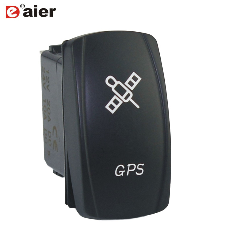 DAIER θαλάσσιο διακόπτης με φως, αδιάβροχος τετράγωνος διακόπτης, 20 A, CE, κάτω από 50 V, 50.000 κύκλοι μόνωσης ≥1000