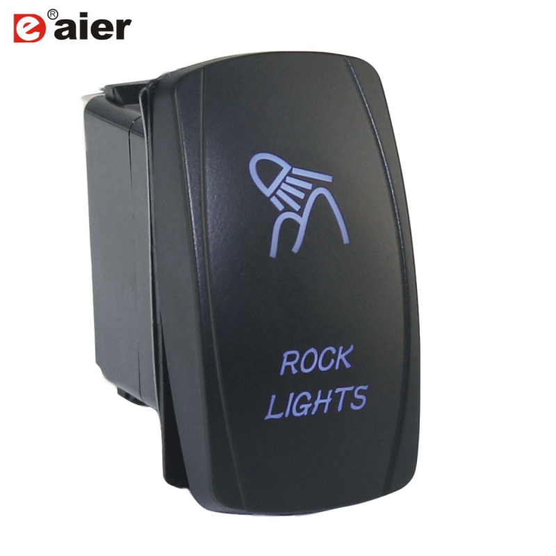 DAIER θαλάσσιο διακόπτης με φως, αδιάβροχος τετράγωνος διακόπτης, 20 A, CE, κάτω από 50 V, 50.000 κύκλοι μόνωσης ≥1000