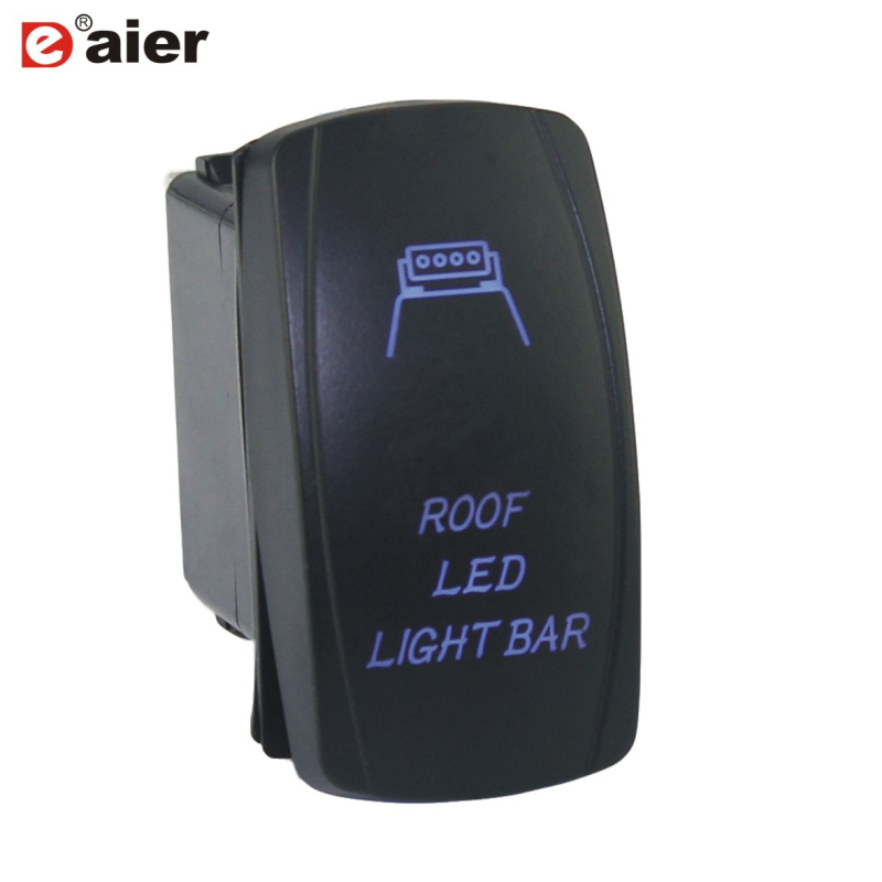 DAIER θαλάσσιο διακόπτης με φως, αδιάβροχος τετράγωνος διακόπτης, 20 A, CE, κάτω από 50 V, 50.000 κύκλοι μόνωσης ≥1000