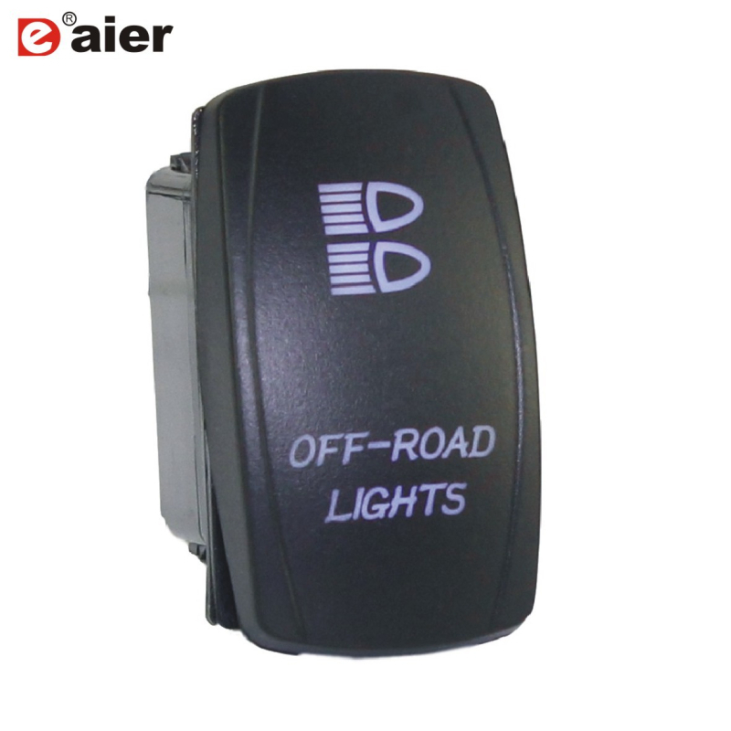 DAIER θαλάσσιο διακόπτης με φως, αδιάβροχος τετράγωνος διακόπτης, 20 A, CE, κάτω από 50 V, 50.000 κύκλοι μόνωσης ≥1000