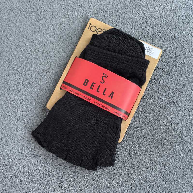 Toesox Pilates čarape s podijeljenim prstima - protuklizne, upijaju znoj, pamuk, za unutarnju yogu