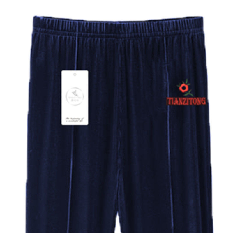 Κολάν με επένδυση φλις, ψηλή μέση, μικροελαστικότητα, μείγμα βελούδου-βισκόζης