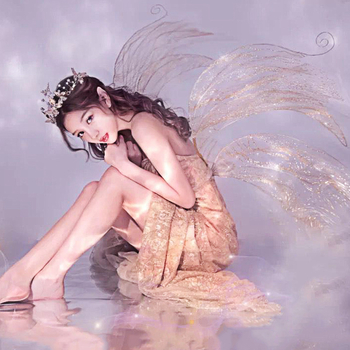 Recuzita pentru studio: hârtie oglindă reflectantă cu textură valuri de apă pentru portrete, efect laser