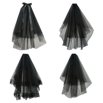 Αξεσουάρ κεφαλής - Δίκτυο βέλο, Γοτθικό εθνοτικό στυλ, Διπλό στρώμα, Άνοιξη 2024, Διαθέσιμη παραμετροποίηση