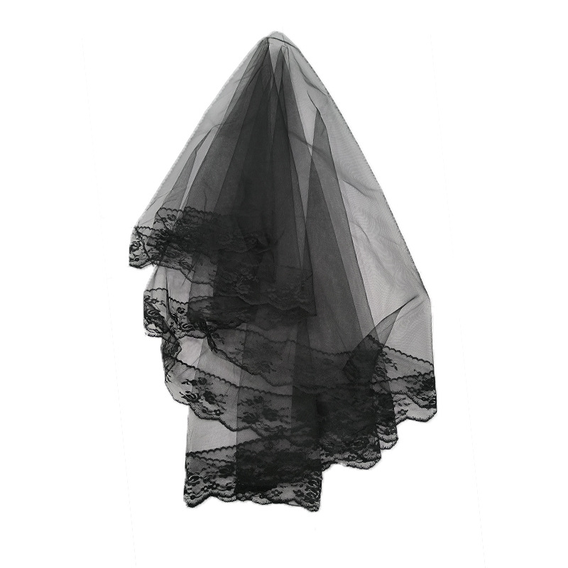 Αξεσουάρ κεφαλής - Δίκτυο βέλο, Γοτθικό εθνοτικό στυλ, Διπλό στρώμα, Άνοιξη 2024, Διαθέσιμη παραμετροποίηση