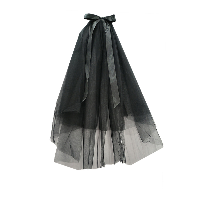 Αξεσουάρ κεφαλής - Δίκτυο βέλο, Γοτθικό εθνοτικό στυλ, Διπλό στρώμα, Άνοιξη 2024, Διαθέσιμη παραμετροποίηση