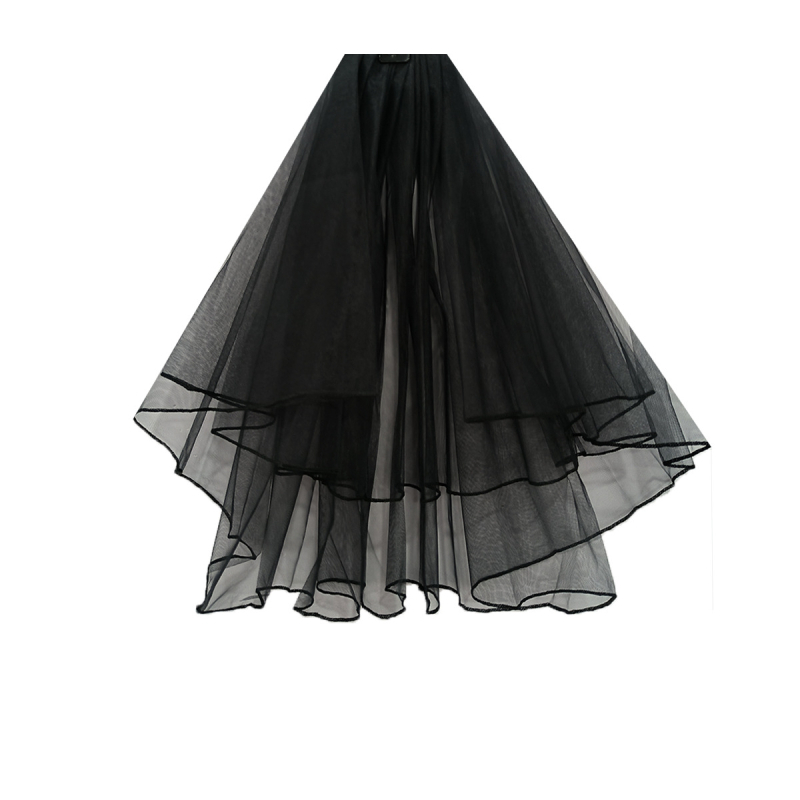 Αξεσουάρ κεφαλής - Δίκτυο βέλο, Γοτθικό εθνοτικό στυλ, Διπλό στρώμα, Άνοιξη 2024, Διαθέσιμη παραμετροποίηση