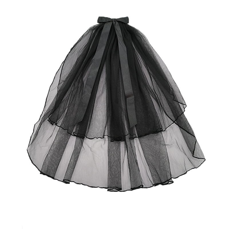 Αξεσουάρ κεφαλής - Δίκτυο βέλο, Γοτθικό εθνοτικό στυλ, Διπλό στρώμα, Άνοιξη 2024, Διαθέσιμη παραμετροποίηση