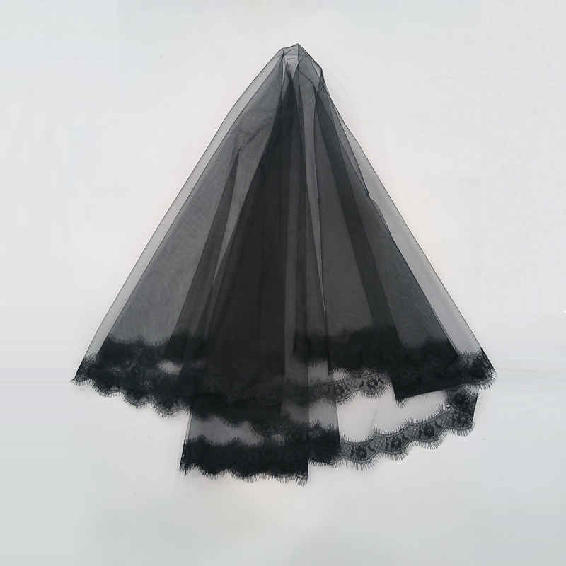 Αξεσουάρ κεφαλής - Δίκτυο βέλο, Γοτθικό εθνοτικό στυλ, Διπλό στρώμα, Άνοιξη 2024, Διαθέσιμη παραμετροποίηση