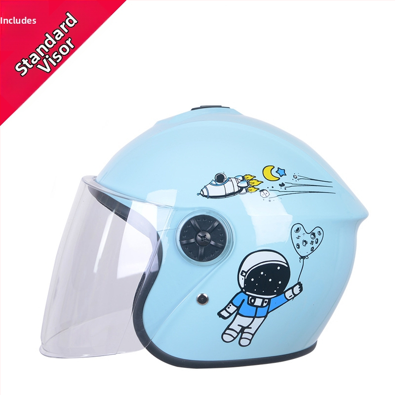 Παιδικό κράνος για ηλεκτρικά ποδήλατα, unisex, τύπος μισού κράνους, για όλες τις εποχές, ABS υλικό