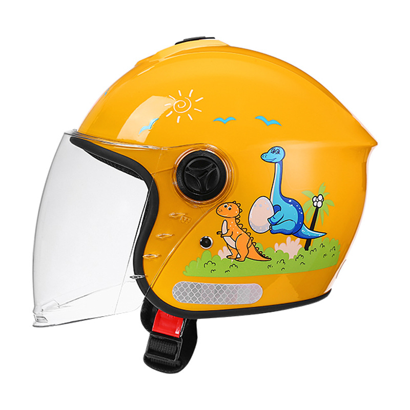 Παιδικό κράνος για ηλεκτρικά ποδήλατα, unisex, τύπος μισού κράνους, για όλες τις εποχές, ABS υλικό
