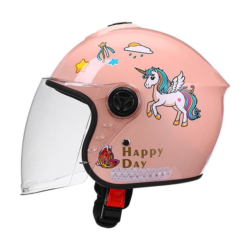 Παιδικό κράνος για ηλεκτρικά ποδήλατα, unisex, τύπος μισού κράνους, για όλες τις εποχές, ABS υλικό