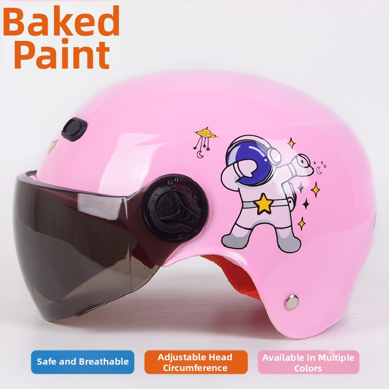 Παιδικό κράνος για ηλεκτρικά ποδήλατα, unisex, τύπος μισού κράνους, για όλες τις εποχές, ABS υλικό