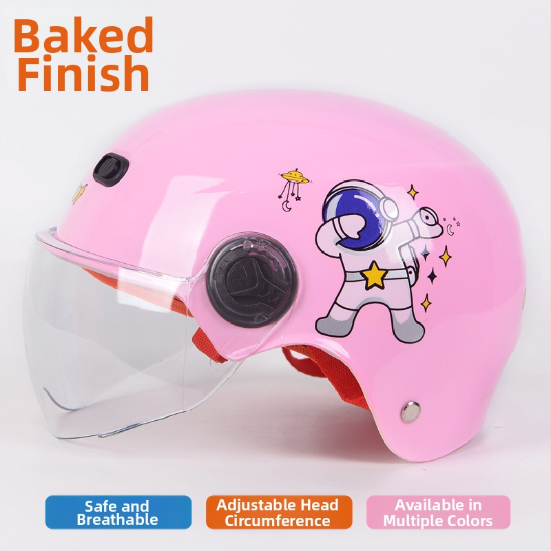 Παιδικό κράνος για ηλεκτρικά ποδήλατα, unisex, τύπος μισού κράνους, για όλες τις εποχές, ABS υλικό