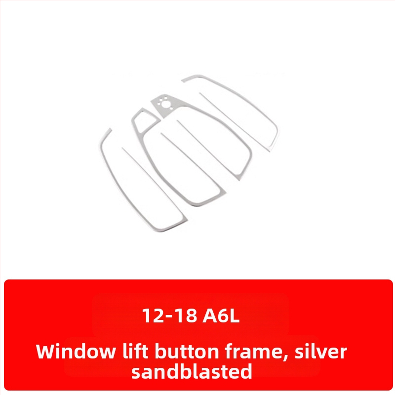 Ζαν Κε Ανοξείδωτος χάλυβας – Πλαίσιο κεντρικής κονσόλας και επένδυση εσωτερικής πόρτας για Audi A6L/A7 (12-18) – Ανθεκτικό στις γρατσουνιές και στη φθορά