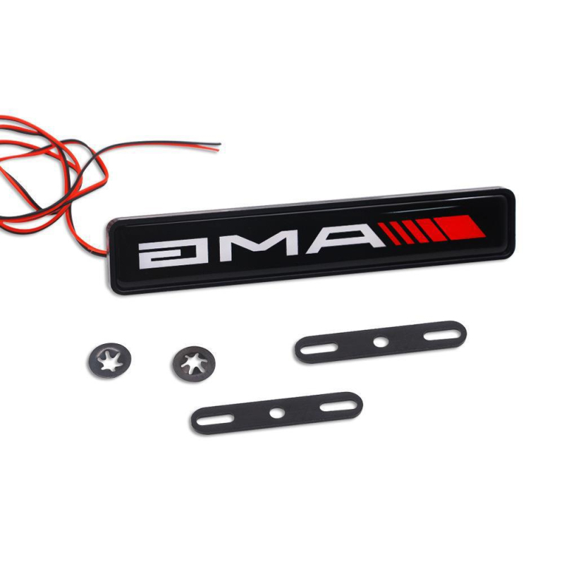 Комплект светлина за радиаторна решетка – универсален, ABS, 5W, монтиран с винтове