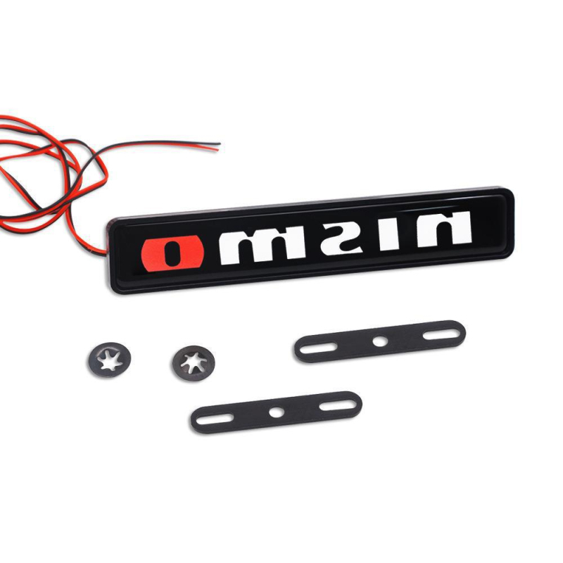 Комплект светлина за радиаторна решетка – универсален, ABS, 5W, монтиран с винтове