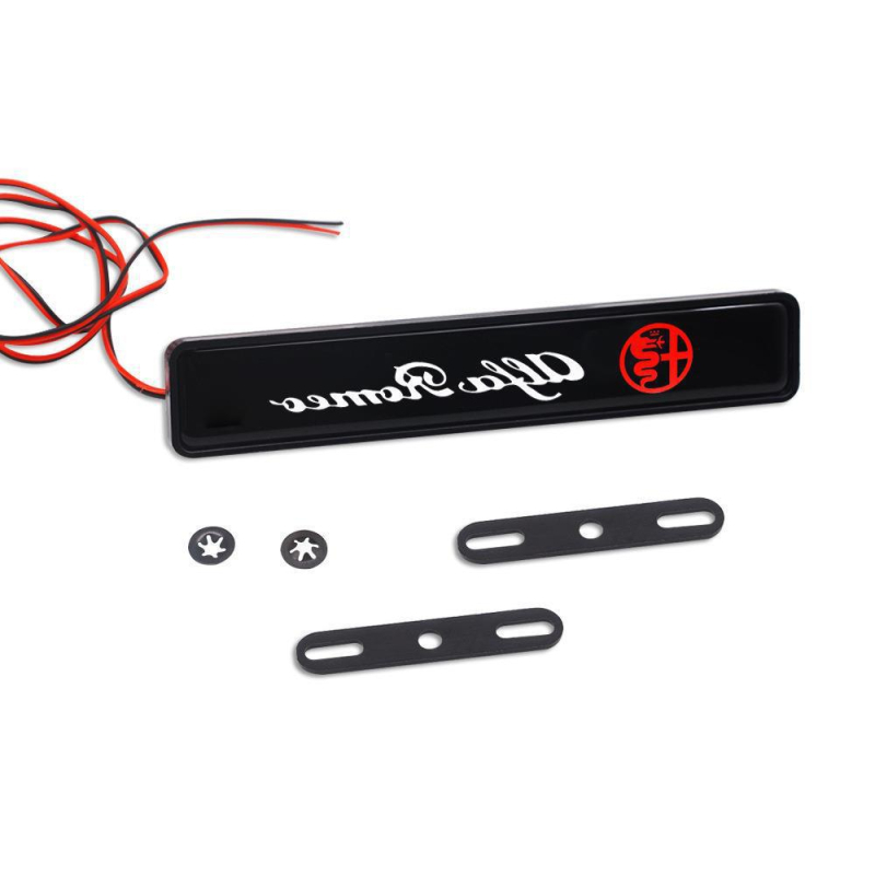 Комплект светлина за радиаторна решетка – универсален, ABS, 5W, монтиран с винтове