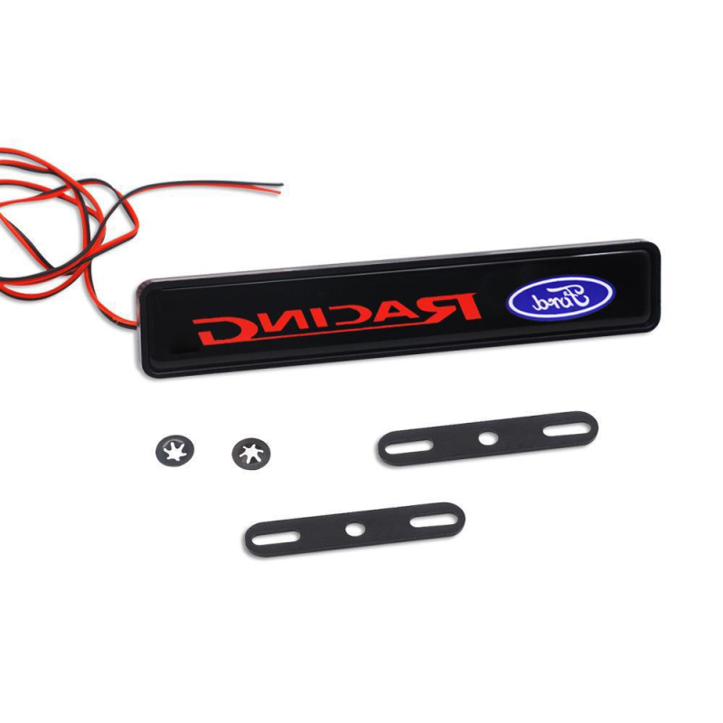 Комплект светлина за радиаторна решетка – универсален, ABS, 5W, монтиран с винтове