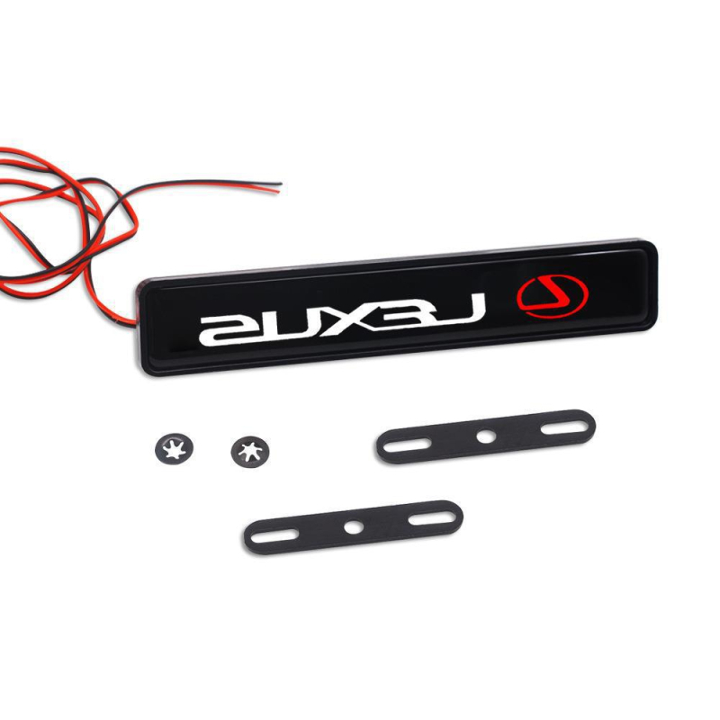 Комплект светлина за радиаторна решетка – универсален, ABS, 5W, монтиран с винтове