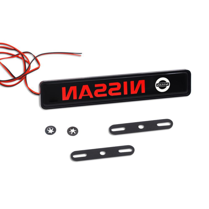 Комплект светлина за радиаторна решетка – универсален, ABS, 5W, монтиран с винтове