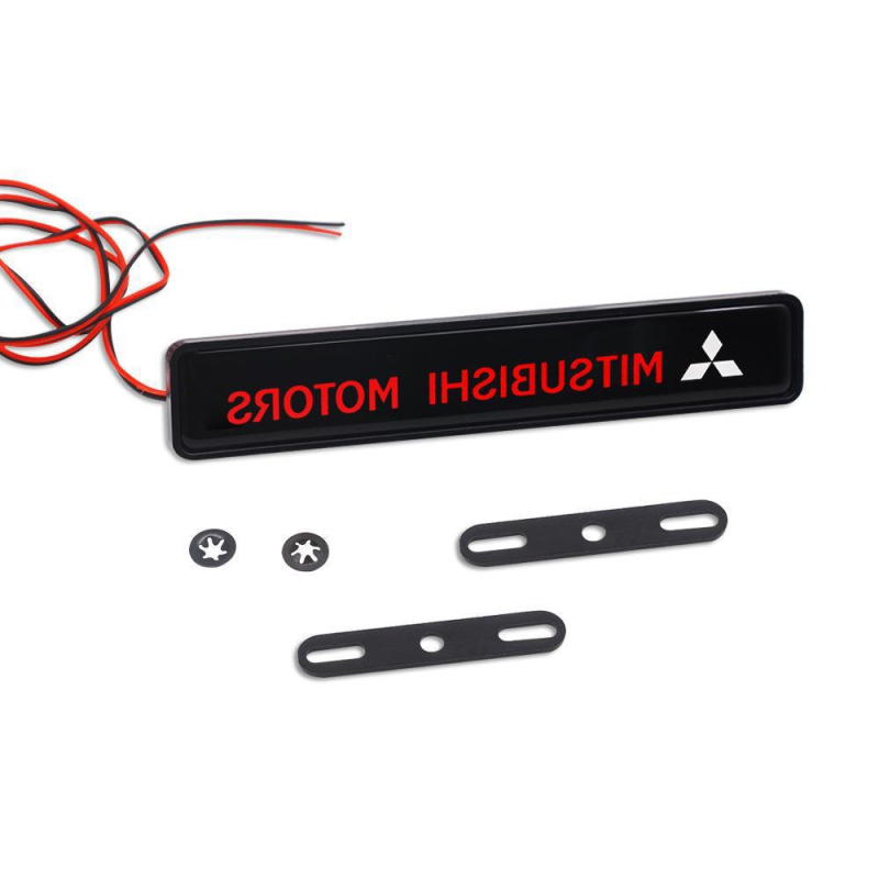 Комплект светлина за радиаторна решетка – универсален, ABS, 5W, монтиран с винтове