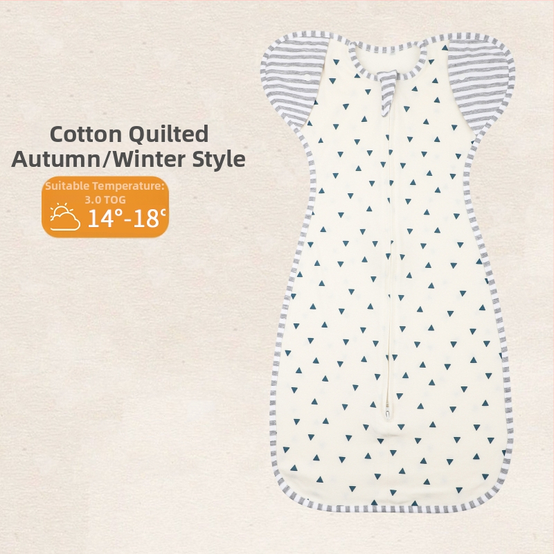 Νεογέννητος υπνόσακος τύπου κοκούν με αποσπώμενα μανίκια, εξωτερικό από 100% βαμβάκι, επένδυση από βαμβάκι, πολυεστερική γέμιση, πλένεται στο πλυντήριο, μοτίβο εκτύπωσης, για όλες τις εποχές