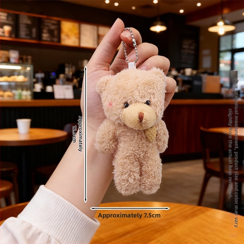 Λούτρινο αρκουδάκι με μπρελόκ – κρυσταλλικά απαλό γούνι, γέμισμα PP βαμβάκι, εξατομίκευση δειγμάτων, κατάλληλο από 14 ετών