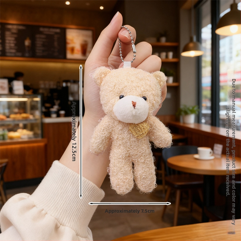 Λούτρινο αρκουδάκι με μπρελόκ – κρυσταλλικά απαλό γούνι, γέμισμα PP βαμβάκι, εξατομίκευση δειγμάτων, κατάλληλο από 14 ετών