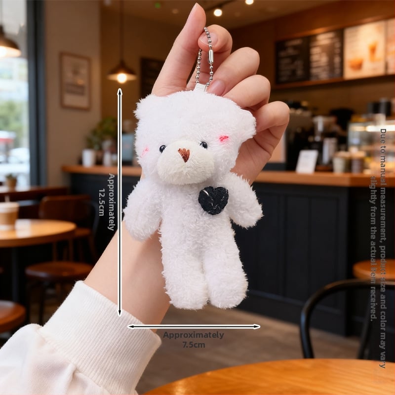 Λούτρινο αρκουδάκι με μπρελόκ – κρυσταλλικά απαλό γούνι, γέμισμα PP βαμβάκι, εξατομίκευση δειγμάτων, κατάλληλο από 14 ετών