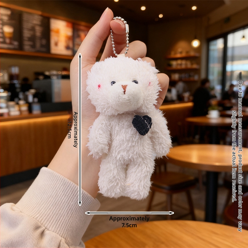 Λούτρινο αρκουδάκι με μπρελόκ – κρυσταλλικά απαλό γούνι, γέμισμα PP βαμβάκι, εξατομίκευση δειγμάτων, κατάλληλο από 14 ετών