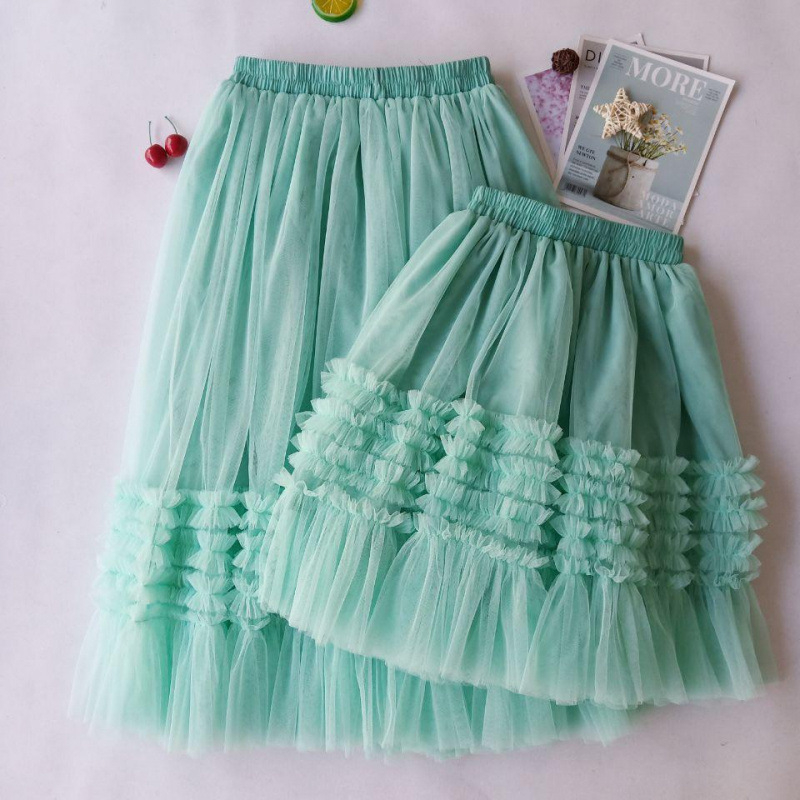 Fustă plisată pentru fete cu căptușeală, stil coreean, uni, pentru vârsta peste 8 ani, vară 2022