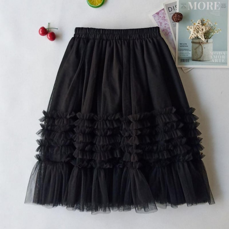 Fustă plisată pentru fete cu căptușeală, stil coreean, uni, pentru vârsta peste 8 ani, vară 2022