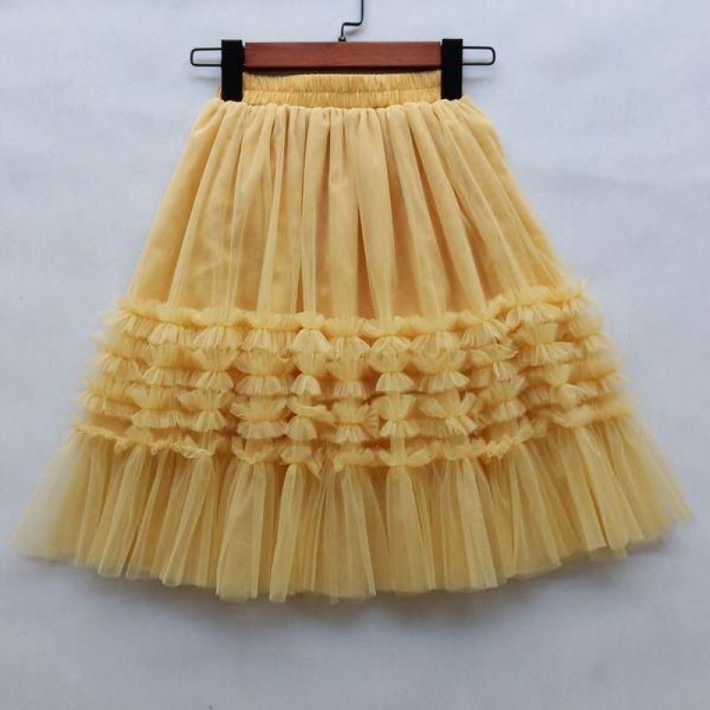 Fustă plisată pentru fete cu căptușeală, stil coreean, uni, pentru vârsta peste 8 ani, vară 2022