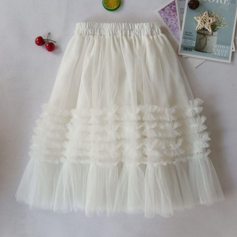 Fustă plisată pentru fete cu căptușeală, stil coreean, uni, pentru vârsta peste 8 ani, vară 2022