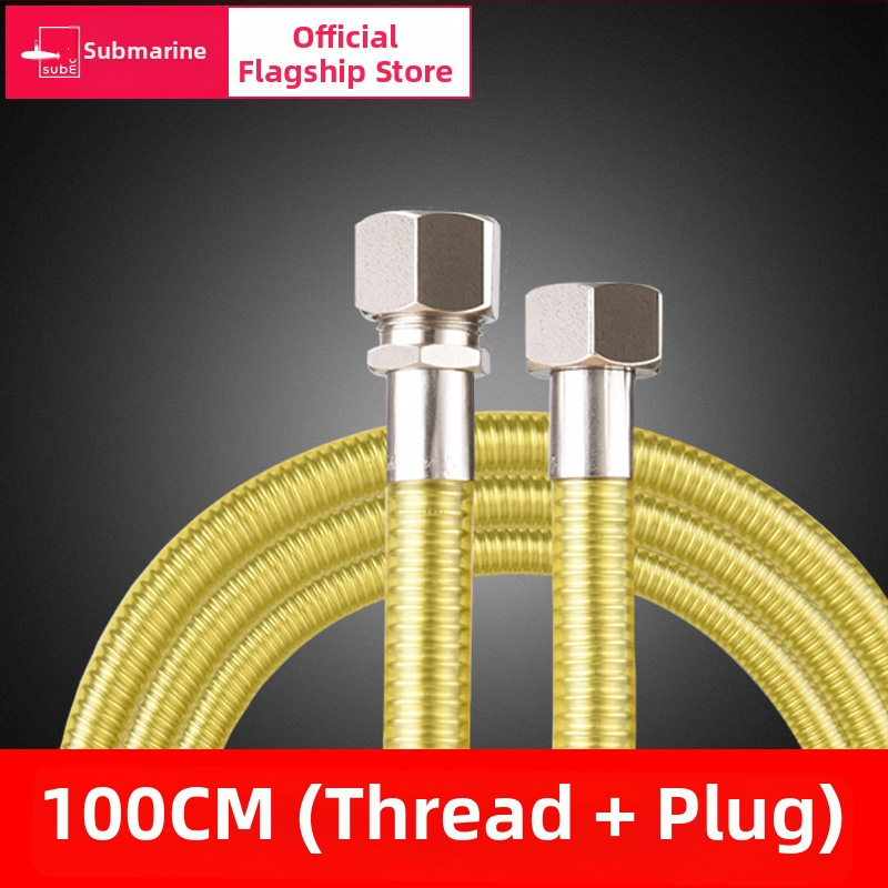 Plynovod Submarine R200-FC, 304 nerezová oceľ gofrované potrubie, normálna teplota