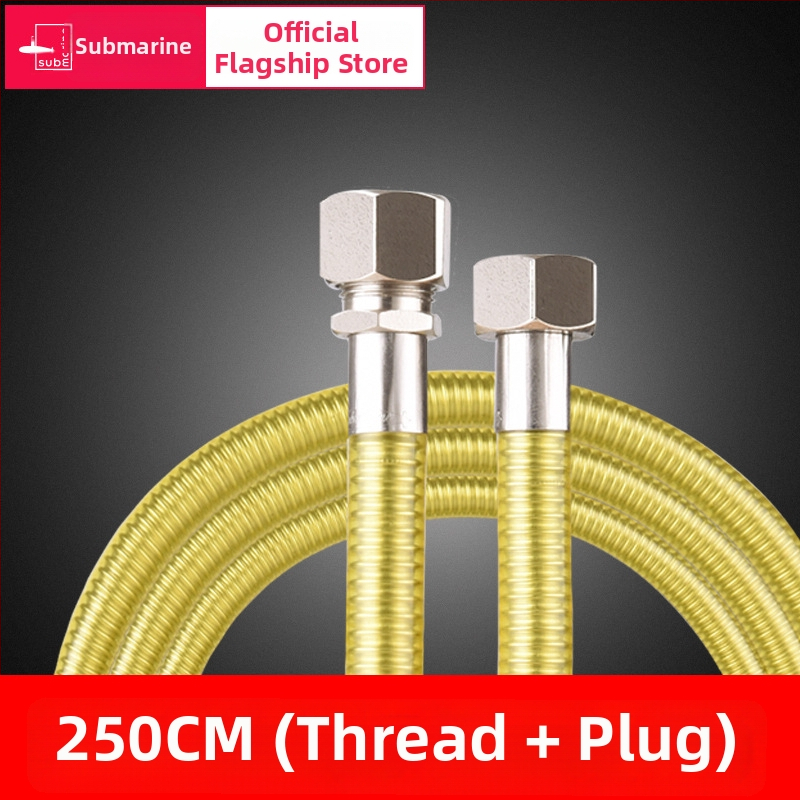 Plynovod Submarine R200-FC, 304 nerezová oceľ gofrované potrubie, normálna teplota