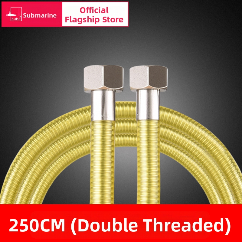 Plynovod Submarine R200-FC, 304 nerezová oceľ gofrované potrubie, normálna teplota