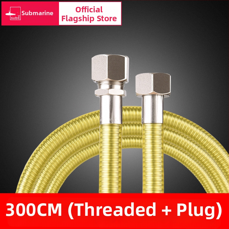 Plynovod Submarine R200-FC, 304 nerezová oceľ gofrované potrubie, normálna teplota