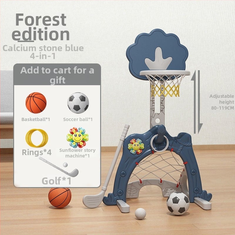 Suport de baschet pentru copii, reglabil, interior, 1–6 ani