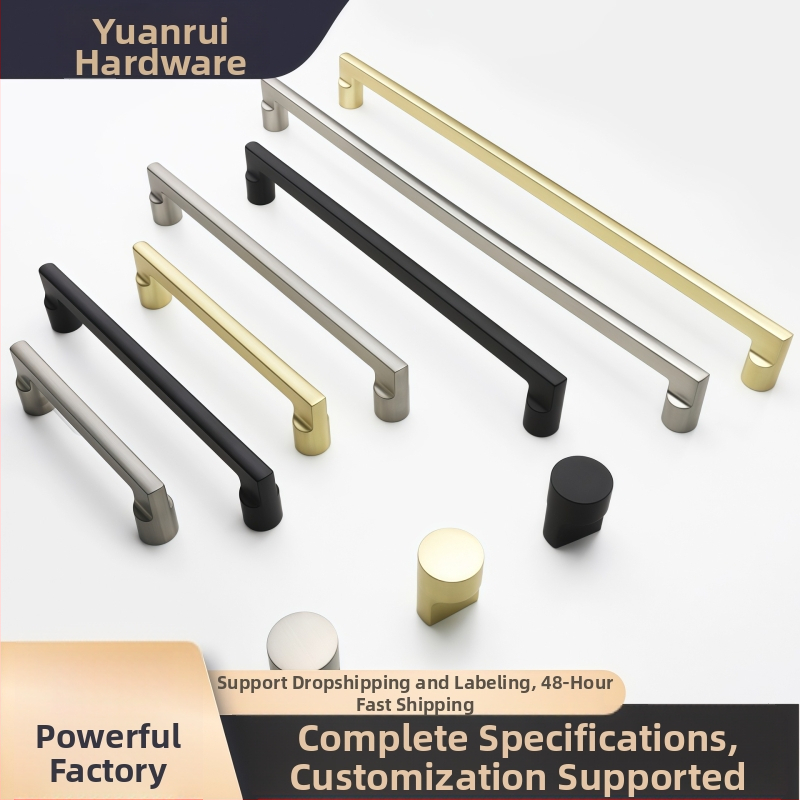 Χειρολαβή ντουλαπιού από κράμα ψευδαργύρου, τόξου σχήματος, μοντέρνου στυλ, επιφανειακή τοποθέτηση, μοντέλο Rz007