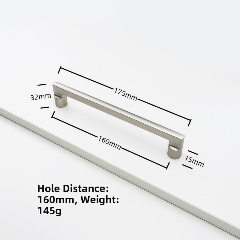 Χειρολαβή ντουλαπιού από κράμα ψευδαργύρου, τόξου σχήματος, μοντέρνου στυλ, επιφανειακή τοποθέτηση, μοντέλο Rz007