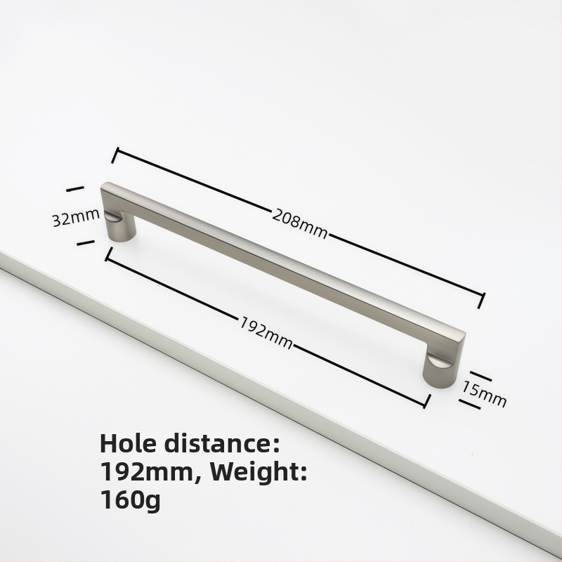 Χειρολαβή ντουλαπιού από κράμα ψευδαργύρου, τόξου σχήματος, μοντέρνου στυλ, επιφανειακή τοποθέτηση, μοντέλο Rz007